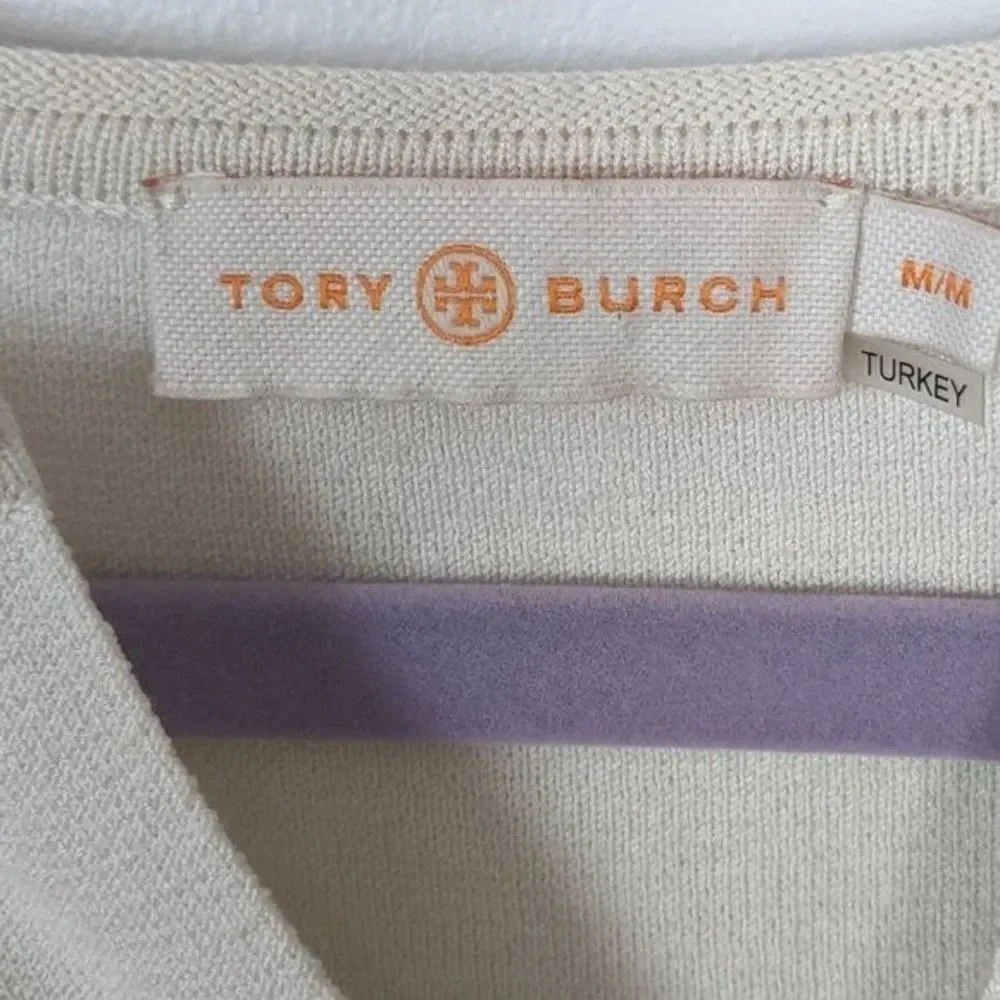Tory Burch | Patchwork Embroidered Pueblo Basket Weave Sweater Sz M
